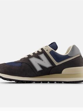 New Balance Women's Navy, Gray & Cream Sneakers